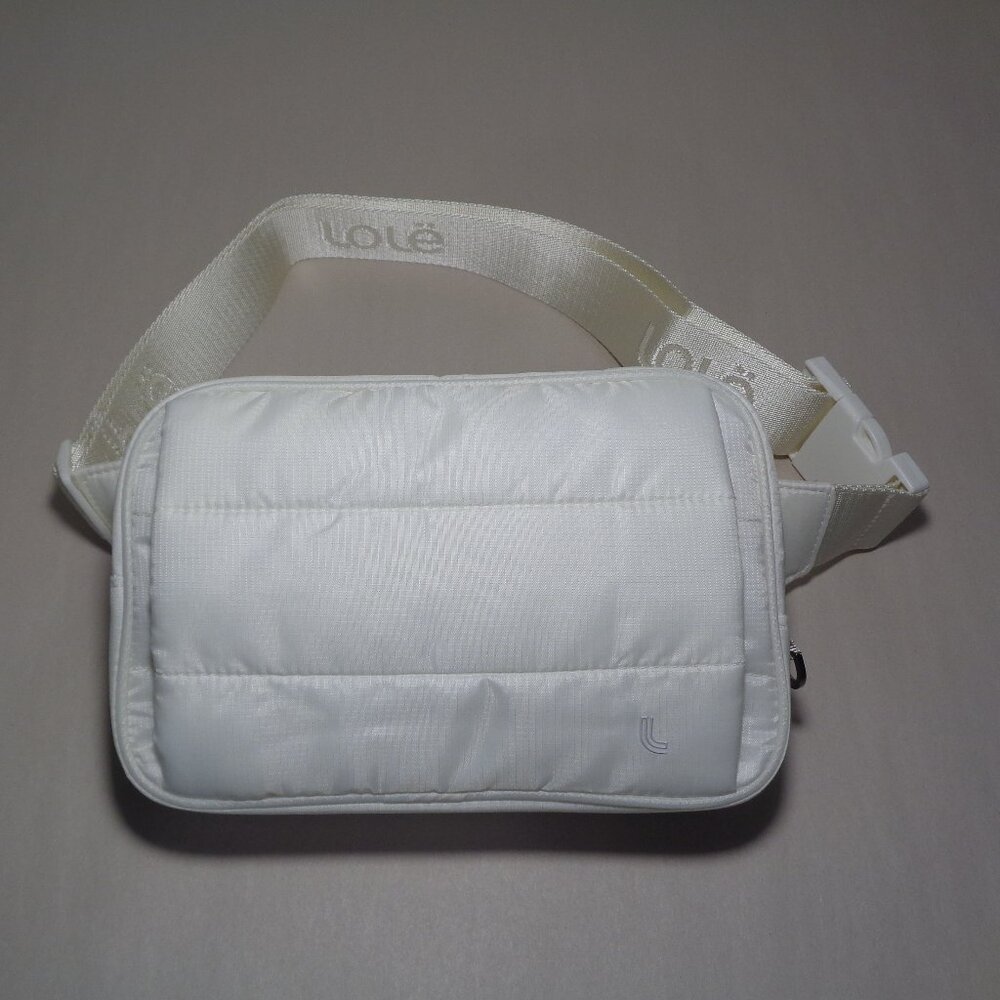 Lolë / Lole / HANDWARMER / Quilted / Cream / New Men's Belt - Shoulder…